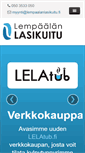 Mobile Screenshot of lempaalanlasikuitu.fi