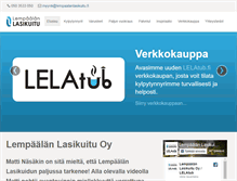 Tablet Screenshot of lempaalanlasikuitu.fi